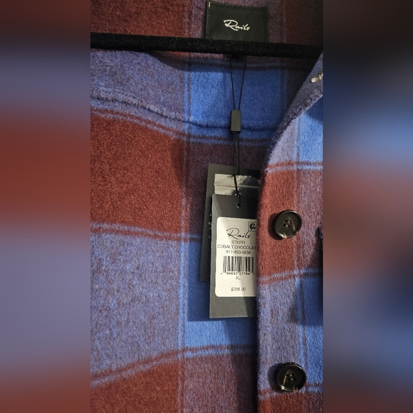 Rails Steffi Jacket Cobalt Chocolate - Picture 4 of 8